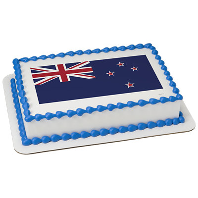 New Zealand Country Flag Cake - Image 1