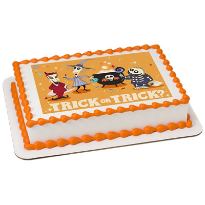 Disney Tim Burton's The Nightmare Before Christmas Trick or Trick? Cake - Image 1