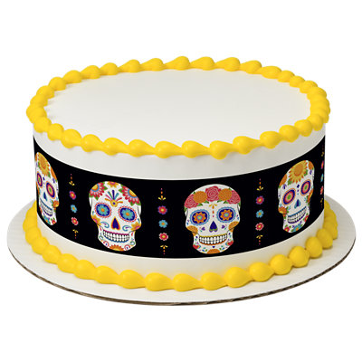 Dia de los Muertos Skulls Cake - Image 1
