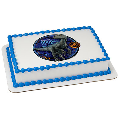 Jurassic World 2 Blue Image Photo Cake - Image 1