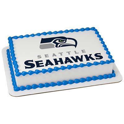 NFL Seattle Seahawks Image Photo Cake - Image 1