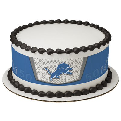 NFL Detroit Lions Strip Photo Cake - Image 1