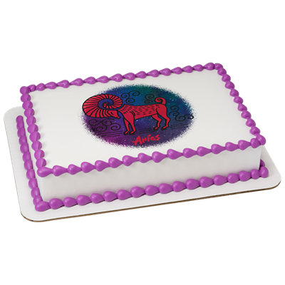 Aries Image Photo Cake - Image 1