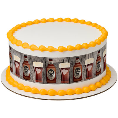 Beard And Hops Strip Photo Cake - Image 1