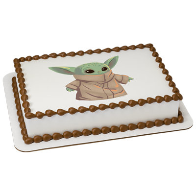 STAR WARS™ The Mandalorian The Child Image Photo Cake - Image 1