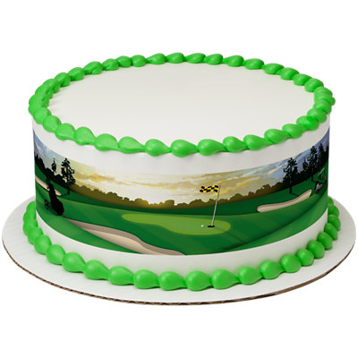 Golf Strip Photo Cake - Image 1