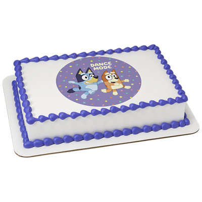 Bluey Dance Mode Image Photo Cake - Image 1