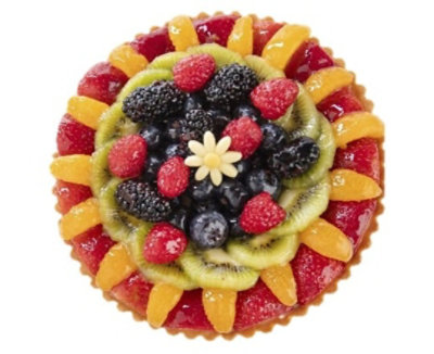 9in Artisan Fresh Fruit Tart - Image 1