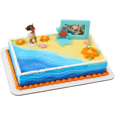 Disney Moana Adventures in Oceania Cake - Image 1