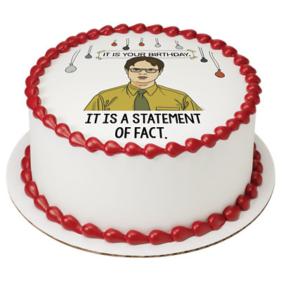 The Office Statement Of Fact. Image Photo Cake - Image 1