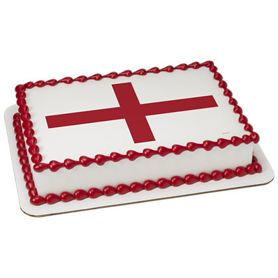 England Country Flag Cake - Image 1