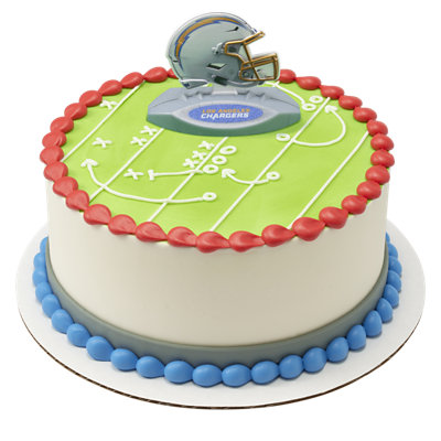 NFL Football Los Angeles Chargers Cake - Image 1