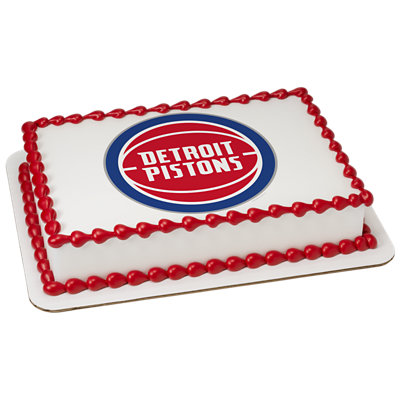 NBA Detroit Pistons Image Photo Cake - Image 1