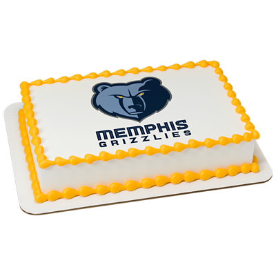 NBA Memphis Grizzlies Image Photo Cake - Image 1