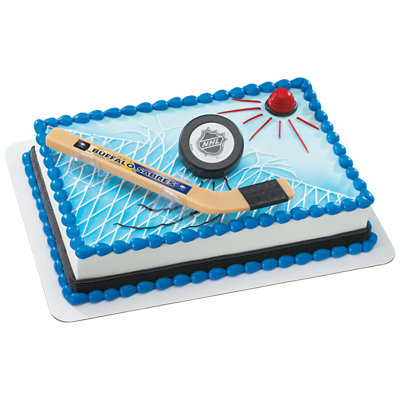 NHL® Buffalo Sabres® Slap Shot Cake - Image 1