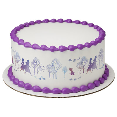 Disney Frozen II The Free Spiri Strip Photo Cake - Image 1