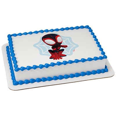 MARVEL Spidey Spin Image Photo Cake - Image 1