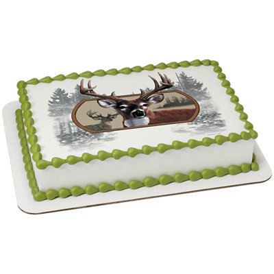 Deer Image Photo Cake - Image 1
