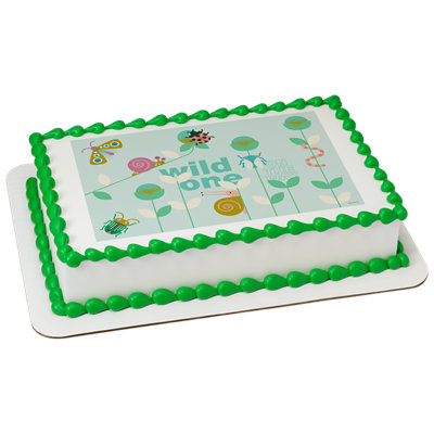 Wild One On The Way Image Photo Cake - Image 1