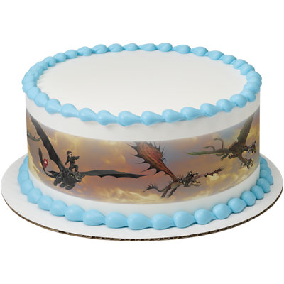 Dreamworks How To Train Your D Strip Photo Cake - Image 1