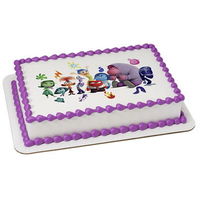 Disney And Pixar's Inside Out 2 You Belong Image Photo Cake - Image 1