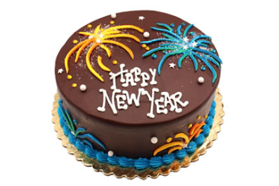 New Year's Eve Double Layer Cake - Image 1