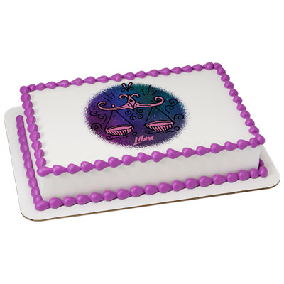 Libra Image Photo Cake - Image 1