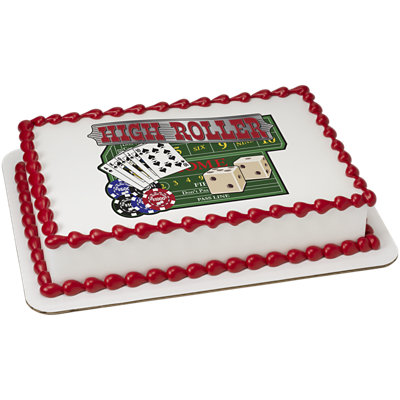 High Roller Image Photo Cake - Image 1