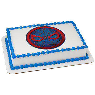 MARVEL Avengers Spider Man Icon Image Photo Cake - Image 1