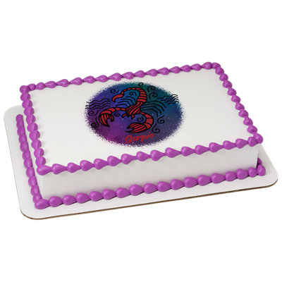 Scorpio Image Photo Cake - Image 1