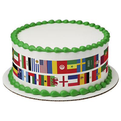 Country Flags Cake - Image 1