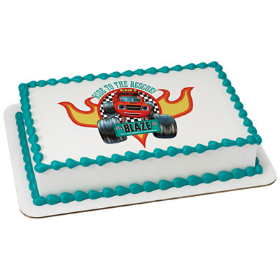 Blaze Ride To The Rescue! Image Photo Cake - Image 1
