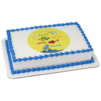 Dr. Seuss One Fish, Two Fish Cake - Image 1