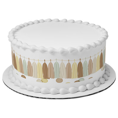 Dreamy Tassels Strip Photo Cake - Image 1