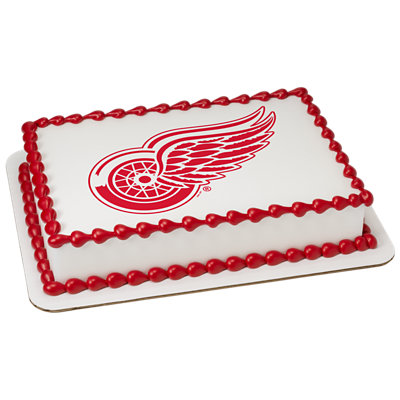 NHL® Detroit Red Wings Image Photo Cake - Image 1