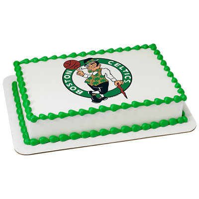 NBA Boston Celtics Image Photo Cake - Image 1