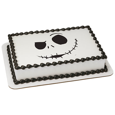 Disney Tim Burton's Nightmare Before Christmas Nightmare King Image Photo Cake - Image 1