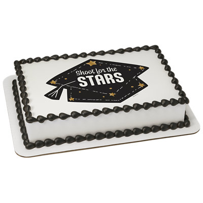Shoot For The Stars Image Photo Cake - Image 1