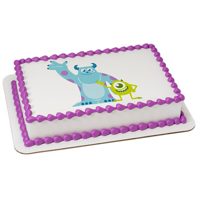 Monsters Inc Mike And Sulley Image Photo Cake - Image 1