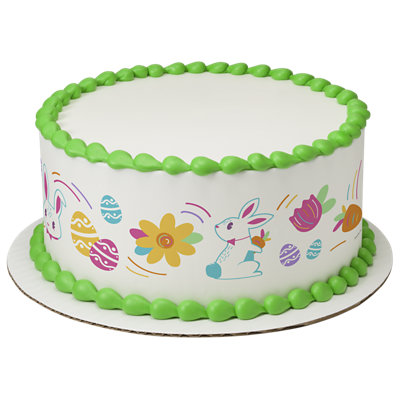 Happy Easter Chick & Bunny Cake - Image 1