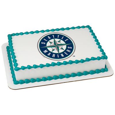 MLB® Seattle Mariners Image Photo Cake - Image 1