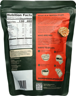 Mamame Tempeh Chips Original 3.5oz - 3.5 OZ - Image 5