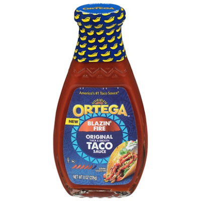 Ortega Blazin Fire Hot Taco Sauce 8 Oz - 8 FZ - Image 1