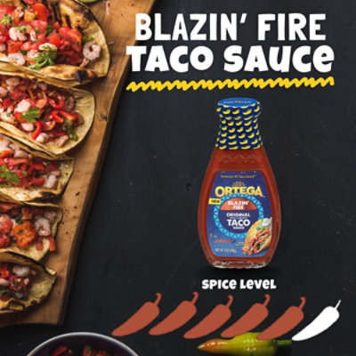 Ortega Blazin Fire Hot Taco Sauce 8 Oz - 8 FZ - Image 5