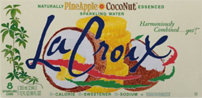 Lacroix Sparkling Water, Pineapple Coconut - 96 FZ - Image 5