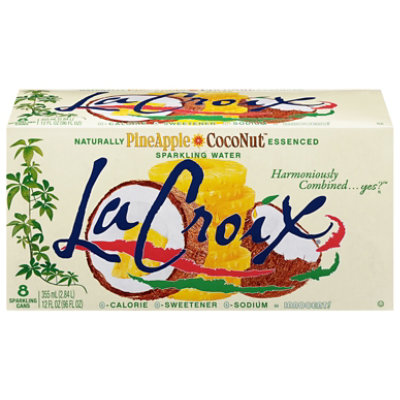Lacroix Sparkling Water, Pineapple Coconut - 96 FZ - Image 1