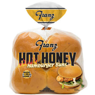 Franz Hot Honey Cluster Hamburger Buns - 15 OZ - Image 1