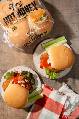 Franz Hot Honey Cluster Hamburger Buns - 15 OZ - Image 2