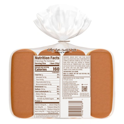 Artesano Hot Dog Potato Buns - 16 OZ - Image 5