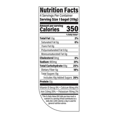 Rustick Oven Lemon Blueberry Bagels - 17 OZ - Image 3
